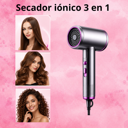 Secador Iónico 3 en 1